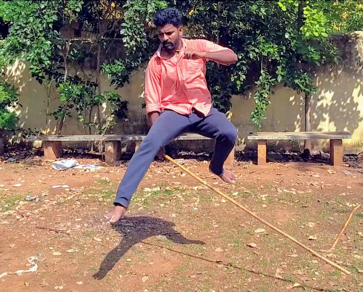 Silambam Training